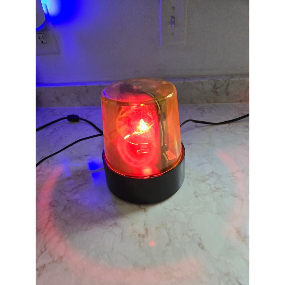 Flashing Red Amber Light Plug In Model 1730 Series Halloween Party Light